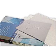 RENZ A4 100 MICRON MATTE LAMINATING POUCHES BOX 100