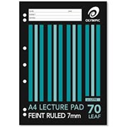 A4 LECTURE PAD 70 LEAF 141290 SIDE 7MM