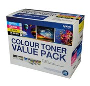 BROTHER TN25X VALUE PACK 3 COL  1 BLACK TN251BKTN255CTN255MTN255Y