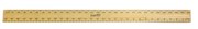 BANTEX WOODEN RULER POLISHED 30CM